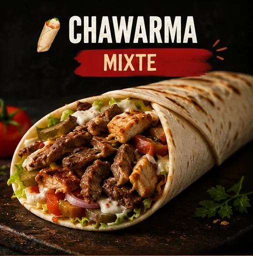 Chawarma mixte Snack Filali